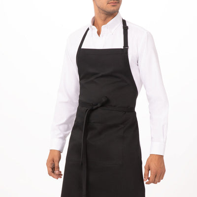 Butcher Black Bib Apron by Chef Works