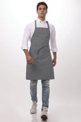 Butcher Grey Bib Apron by Chef Works