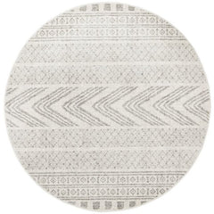 Mirage 359 Grey Round By Rug Culture-200X200CM - ROUND