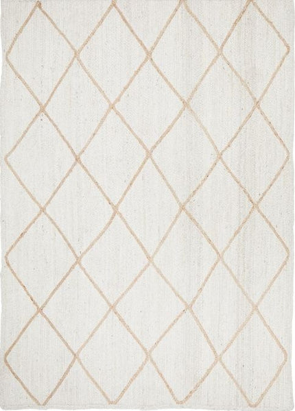 Noosa 222 White by Rug Culture-220X150CM - RECTANGLE