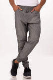 Jogger 257 Black/White Stripe L Men's Chef Pants by Chef Works