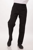 Lightweight Black L Slim Men's Chef Pants by Chef Works