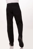 Lightweight Black XS Slim Men's Chef Pants by Chef Works
