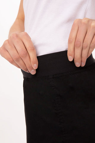 Lightweight Black XL Slim Women's Chef Pants by Chef Works