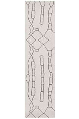 Paradise Runner Amy Grey by Rug Culture - 500X80CM - RUNNER