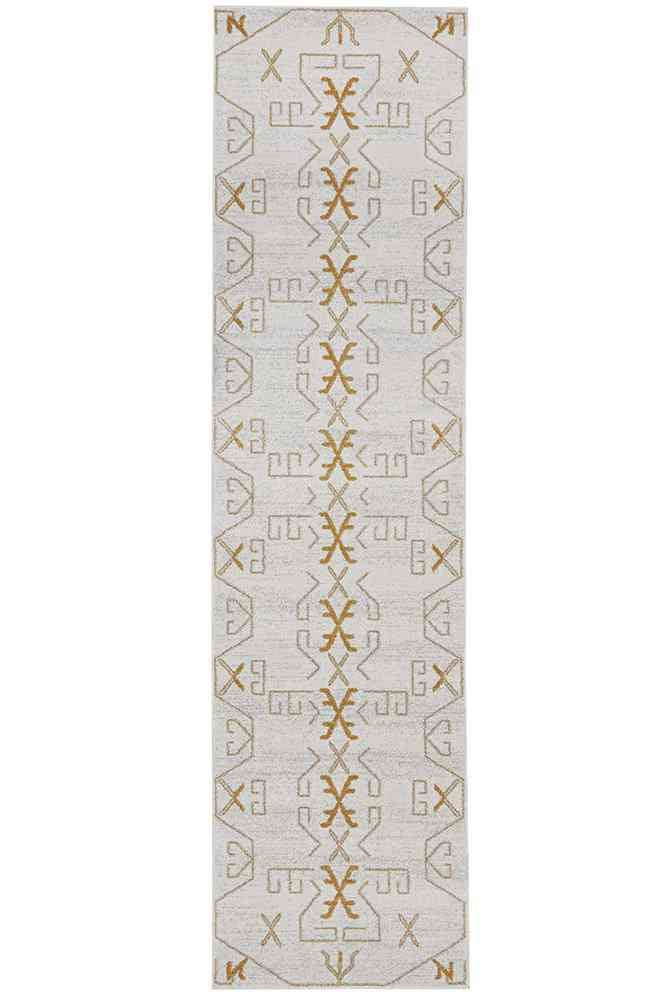 Paradise Runner Cala Gold by Rug Culture - 300X80CM - RUNNER
