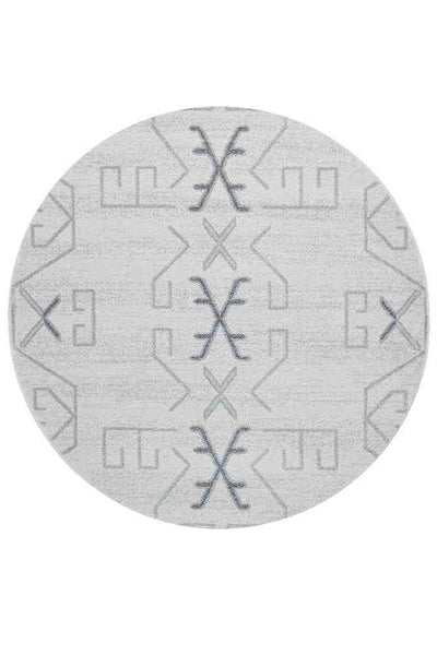 Paradise Round Cala Grey by Rug Culture - 200X200CM - ROUND