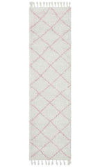 Saffron 22 Pink Runner by Rug Culture - 400X80CM - RUNNER