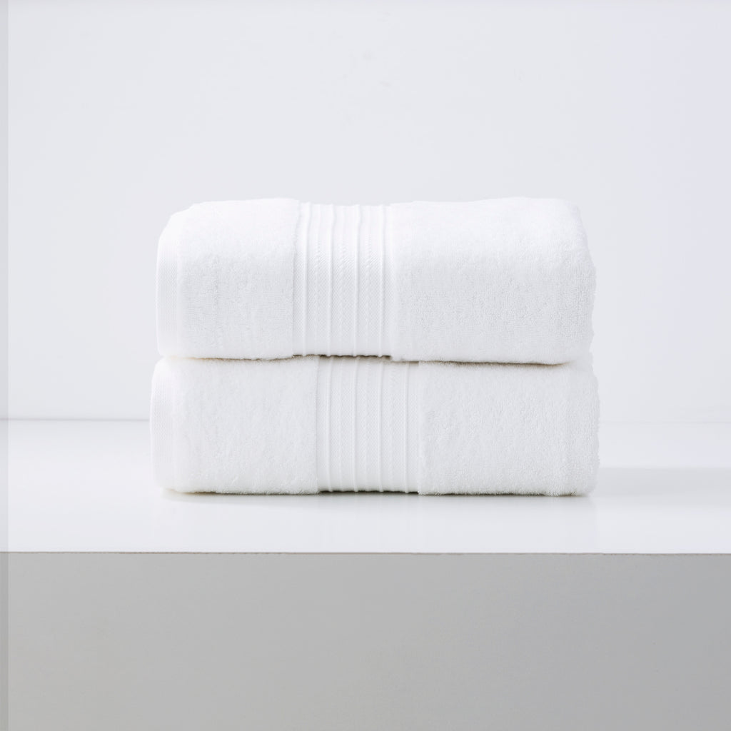 Brentwood 650 GSM Low Twist 2 Pack Bright Bath Sheet by Renee Taylor