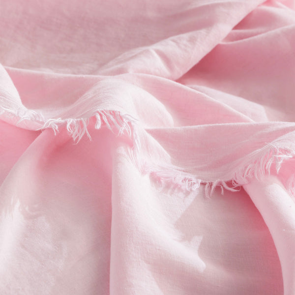 Cavallo Stone Washed 100% Linen Rose Throw by Renee Taylor