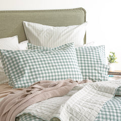 Alison Yarn Dyed Cotton Reversible Forest Quilted Coverlet Set by Renee Taylor Queen/King