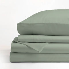 Ddecor Home 1500 Thread count Premium Cotton Blend Sage Queen Sheet Set by Ddecor Home