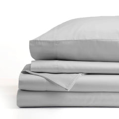 Ddecor Home 1500 Thread count Premium Cotton Blend Silver King Sheet Set by Ddecor Home