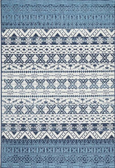 Seaside 3333 White Blue by Rug Culture-160X110CM - RECTANGLE