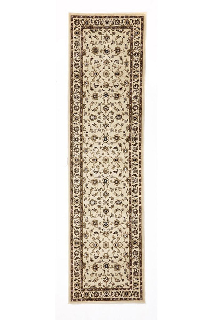 Sydney 1 Ivory Ivory Runner Rug by Rug Culture - 400X80CM - RUNNER