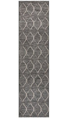 Terrace 5501 Black Runner by Rug Culture-400X80CM - RUNNER