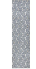 Terrace 5501 Blue Runner by Rug Culture-300X80CM - RUNNER