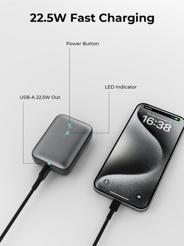 AUKEY PB-Y55 Spark Mini 10000 Compact Fast Charging Power Bank