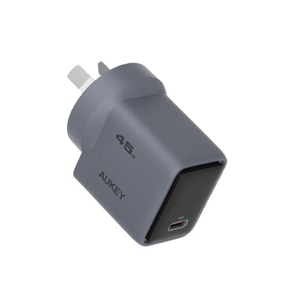 AUKEY Comet 45W GaN USB-C PD/PPS Fast Wall Charger for iPhone, Samsung & USB-C Devices – PA-C2