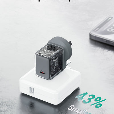 AUKEY Comet 45W GaN USB-C PD/PPS Fast Wall Charger for iPhone, Samsung & USB-C Devices – PA-C2