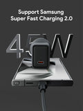 AUKEY PA-C2 Comet 45W PD Fast Wall Charger GaN USB-C