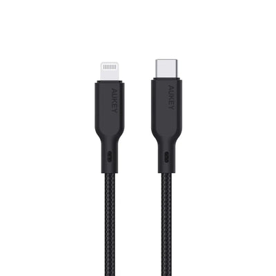 AUKEY Circlet CL MFi USB-C to Lightning Fast Charging Cable with Aramid/Kevlar Core 1m – CB-KCL1