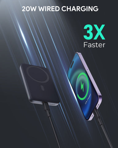 AUKEY PB-MS01 Maglink Power Bank Wireless Charger 30W 6700mAH