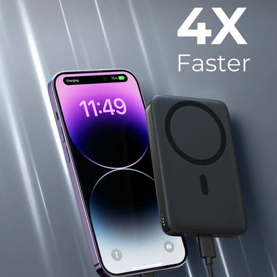 AUKEY 10000mAh Magnetic Wireless Power Bank with 30W USB-C & 15W Wireless Charging – PB-MS02