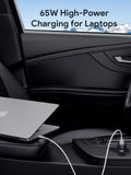 AUKEY 65W Dual-Port USB-C + USB-A Fast Car Charger – CC-Y23