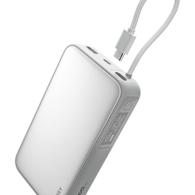 AUKEY Spark Sling 20000mAh 130W Power Bank with Built-in USB-C Cable & Digital Display – PB-Y48