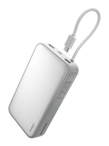 AUKEY PB-Y48 Spark Sling 20000 Power Bank with Built in USB-C Cable