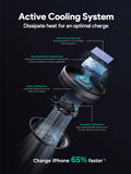 AUKEY HD-MC13A MagFusion Dash Pro Qi2 Active Cooling Wireless Charging Phone Mount