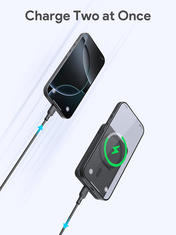 AUKEY PB-MS03 MagFusion Slim Magnetic Wireless Charging Power Bank 5000 mAh