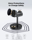 AUKEY LC-MC311 MagFusion 3-in-1 Qi2 Magnetic Fast Wireless Charging Station
