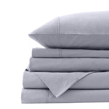 Royal Comfort Vintage Washed 100% Cotton Quilt Cover Set Bedding Ultra Soft - Queen - Grey
