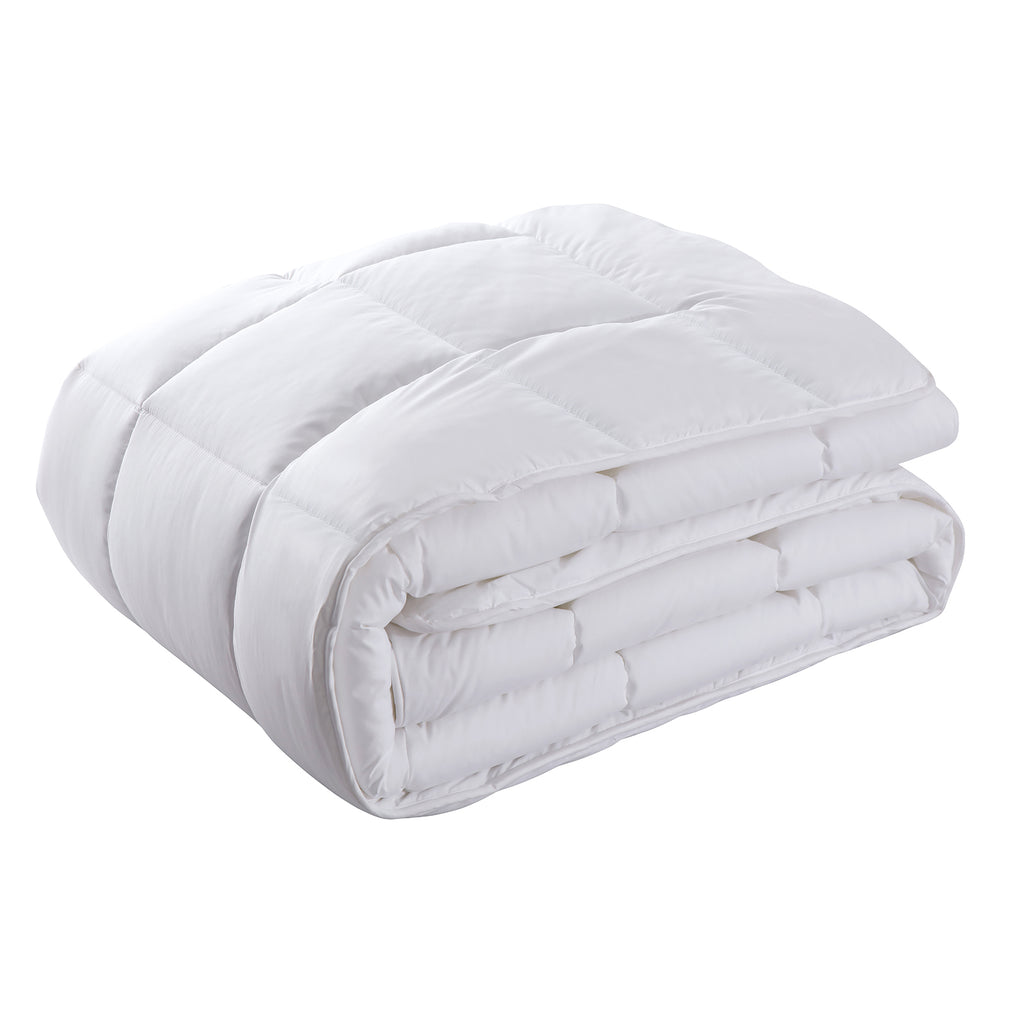 Royal Comfort 800GSM Silk Blend Quilt Duvet Ultra Warm Winter Weight  - King - White