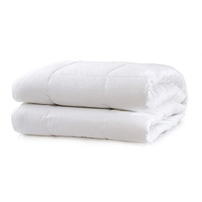 Royal Comfort Fitted Foam Cover Underlay Goose Mattress Topper 1000GSM - Double - White