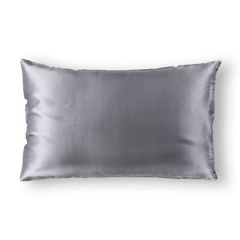 Royal Comfort Pure Silk Pillow Case 100% Mulberry Silk Hypoallergenic Pillowcase - Charcoal