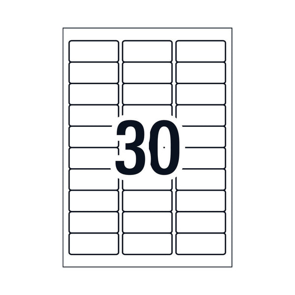 AVERY Gen Label L7158GU 30Up Bx100