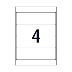 AVERY Laser Label L7171 4Up Pack of 25