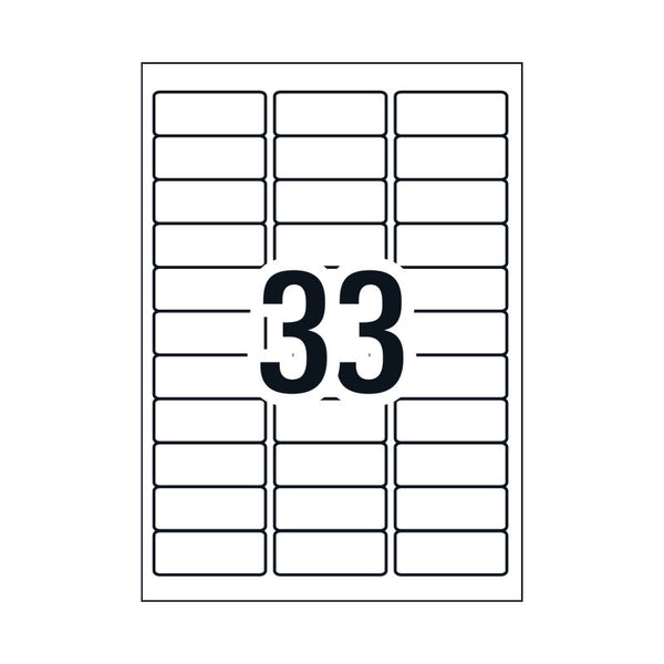 AVERY Laser Label QP L7157 33Up Pack of 100