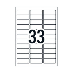 AVERY Laser Label QP L7157 33Up Pack of 100