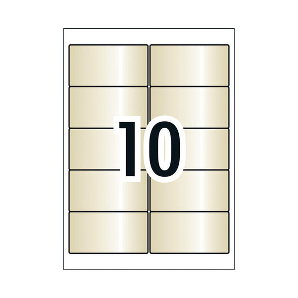 AVERY LaserLabel L7113 8mm 10Up Pack of 10