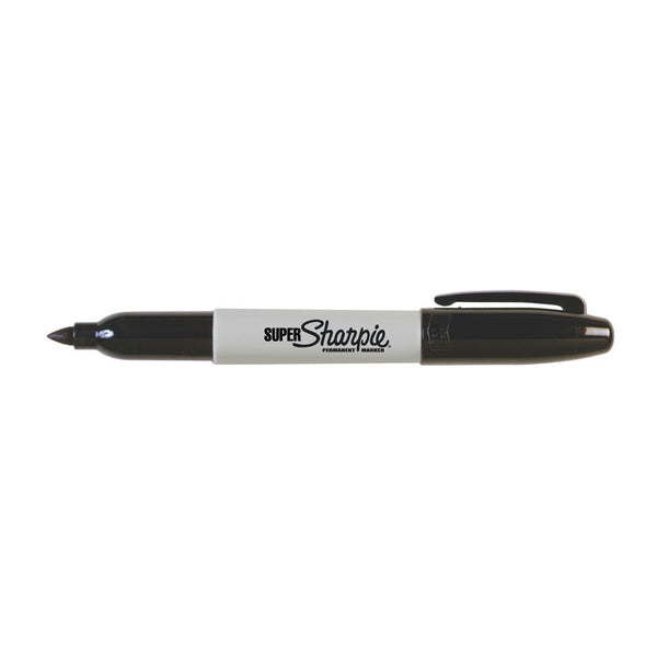 SHARPIE Super Fine Point Permanent Marker Black Box of 12