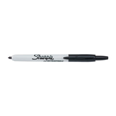 SHARPIE Retractable Fine Point Permanent Marker Black Box of 12