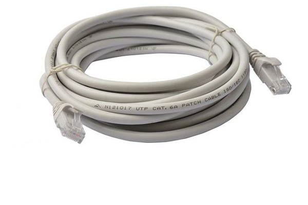 8WARE Cat6a UTP Ethernet Cable 40m Snagless Grey