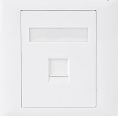 ASTROTEK CAT5e RJ45 Wall Face Plate 86x86mm 1 Port Socket Kit