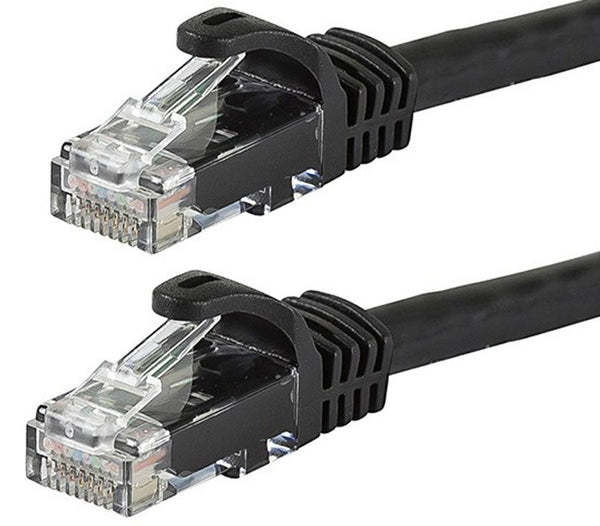 ASTROTEK CAT6 Cable 1m - Black Color Premium RJ45 Ethernet Network LAN UTP Patch Cord 26AWG-CCA PVC Jacket