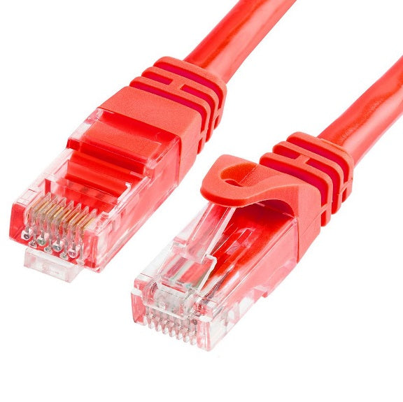 ASTROTEK CAT6 Cable 30m - Red Color Premium RJ45 Ethernet Network LAN UTP Patch Cord 26AWG-CCA PVC Jacket