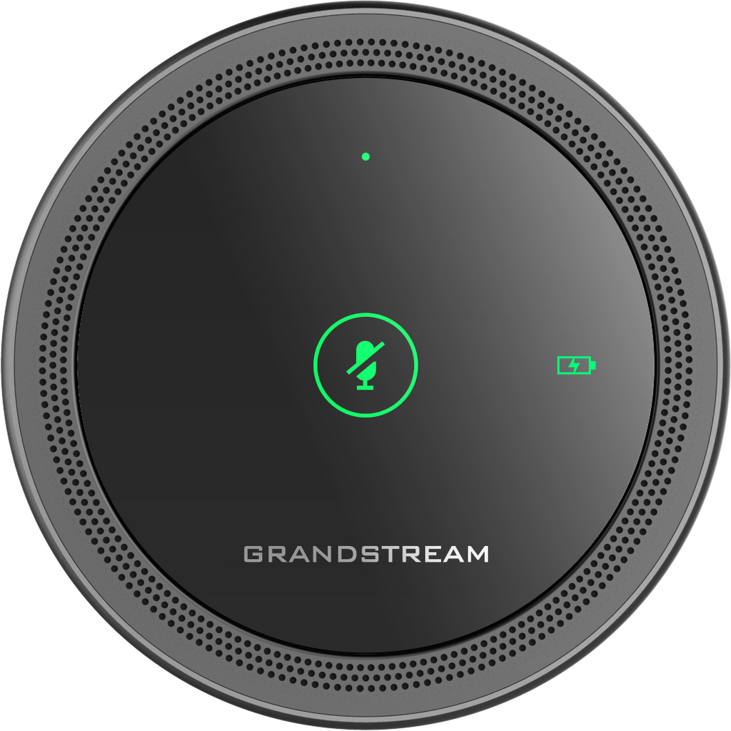 GRANDSTREAM GMD1208 Desktop Wireless Expansion Microphone, Bluetooth, 1500mA Li-ion Battery, 8 Omni Microphones, Opus